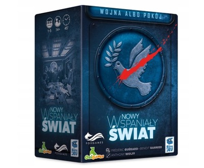 NOWA FOLIA gra Nowy wspaniały świat: Wojna albo pokój (wyd.FoxGames) ed. PL