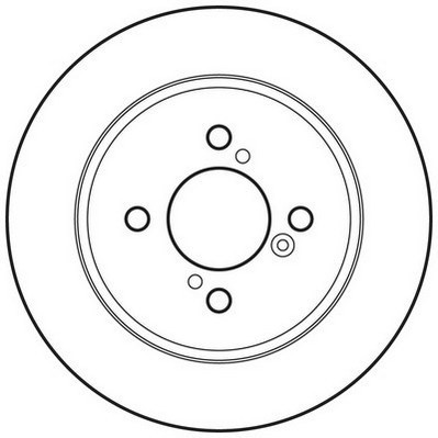 DISCS BRAKE REAR JURID 562698JC  