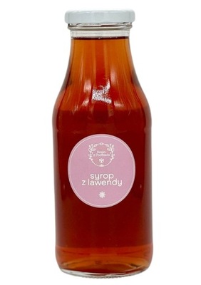 SYROP Z LAWENDY 330ml - domowy, naturalny sok