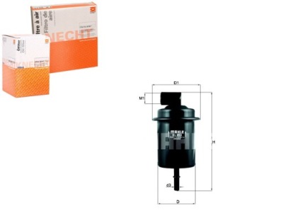 Knecht фильтр топлива hyundai atos 1.1 08.03-12.08 фото №1