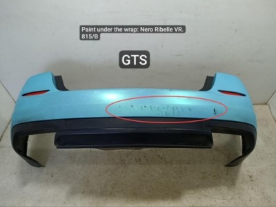 Бампер maserati quattroporte vi 2014 с задний фото №1