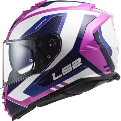 KASK INTEGRALNY LS2 FF800 STORM TECHY WHITE PINK