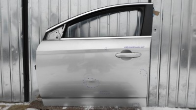 Двері лівий перед ford mondeo mk4 lift 58 сріблястий фото №1