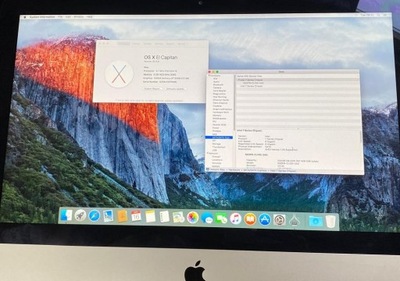 Apple iMac 21 cali 2012 FHD Ssd 240gb i5 2,7Ghz 4rdzenie