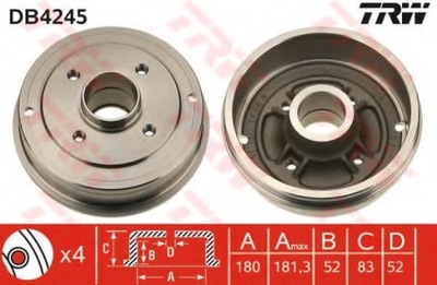 BEBEN DE FRENADO RENAULT CLIO II 98-  