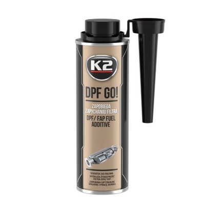 K2 DPF GO DODATEK DO PALIWA PRZECIW ZAPYCHANIU OCHRONA FILTRA DPF FAP 250ML