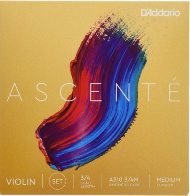 D'Addario Ascente A310 3/4 struny do skrzypiec