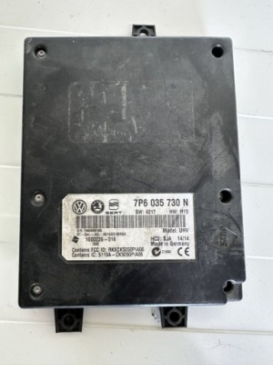 Vw amarok skoda rapid i seat toledo iv модуль блок управления bluetooth 7p6035730n фото №1