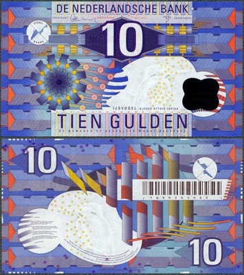 Holandia - 10 guldenów 1997 * P99 * UNC