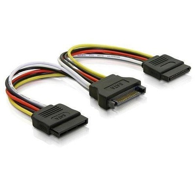 Qoltec Kabel SATA Qoltec rozgałęziacz na 2xSATA M/