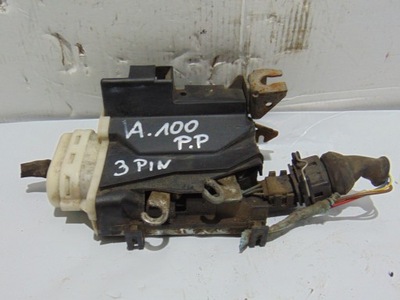 Замок двері правий перед audi 100 3pin фото №1