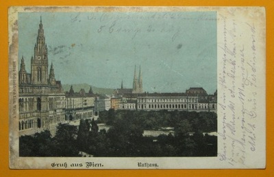 186278, Wiedeń, ratusz, obieg 1904