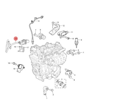 Датчик лямбда-зонд przed каталізатор mg3 2024 гібрид mg фото №1