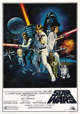 Plakat filmowy STAR WARS (1977) 91,5x61cm #312