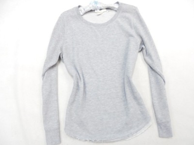 38 H&M SZARA BLUZA DRESOWA OVERSIZE GREY Z585