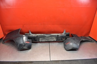 Бампер задняя задний чёрный renault megane scenic 1 i rx4 99-03 фото №1