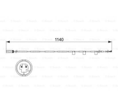 Bosch датчик зносу гальмівних колодок гальмівний mini mini фото №1