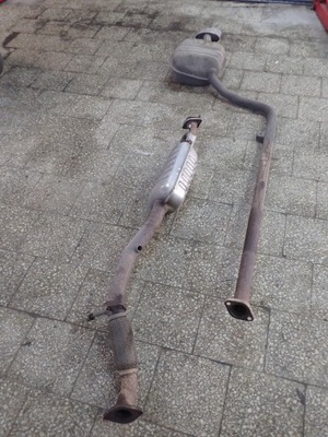 Kia optima iv kombi труба выхлопная гаситель kpl фото №1