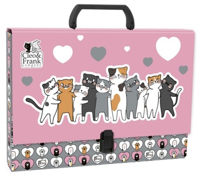 Teczka twarda z rączką Cleo i Frank 39 Derform