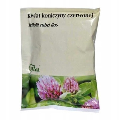 FLOS Koniczyna Czerwona kwiat herbata ziołowa 50 g