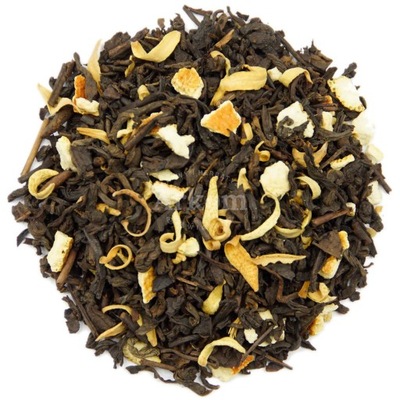 Herbata czerwona smakowa Pu-erh Pomarańczowa 500g