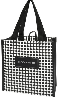 Nákupná taška Ravi čierny polyester