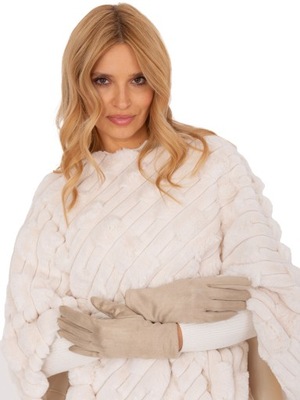ELEGANCKIE rękawiczki zimowe damskie Z OCIEPLENIEM