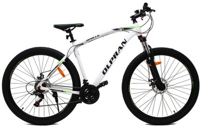 Rower Górski MTB OLPRAN Apollo 29" Biało Zielony