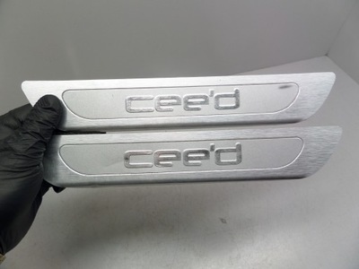 Накладка порог задняя левая правая kia ceed i kombi 06-12 фото №1