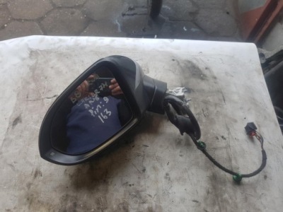 Дзеркало ліва 9pin anglik vw passat b8 фото №1