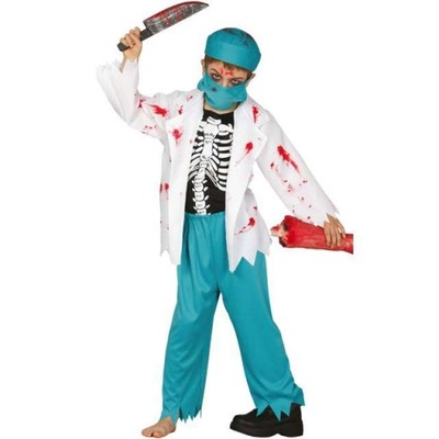 strój LEKARZ ZOMBIE doktor halloween kostium 140