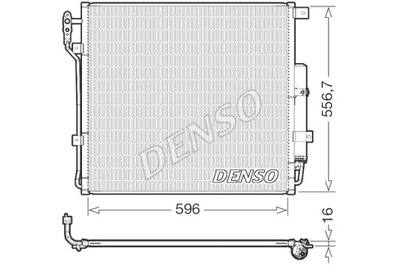 DENSO CONDENSADOR LAND ROVER DISCOVERY IV RANGE ROVER SPORT 09-  