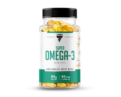 TREC SUPER OMEGA 3 60kaps ZDROWE TŁUSZCZE EPA DHA