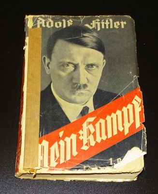 Mein Kampf Adolf Hitler 1933 r książka kompletna, rzadsze wydanie oryginał