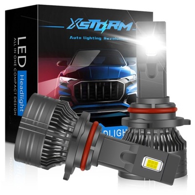 LEMPUTĖS AUTOMOBILINIAI LED XSTORM A10 HB4 120W 26000LM GALINGOS CANBUS 7035+ 