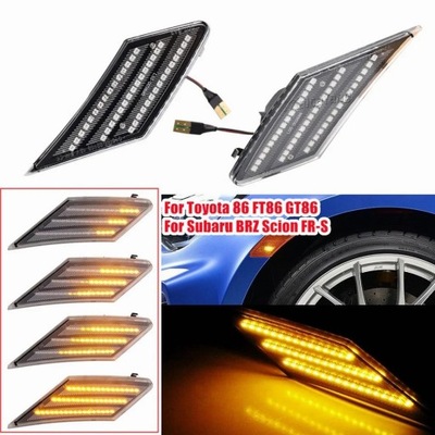 LUZ OBRYSOWE DIODO LUMINOSO LED SUBARU BRZ TOYOTA GT86 SCION FR-S LIMPIO COLOR CLARO  