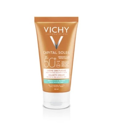 Vichy Idéal Soleil aksamitny krem do twarzy SPF 50+ 50 ml