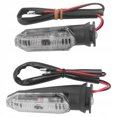 2 VNT. POSŪKIŲ RODIKLIAI 12V LED : MOTOCIKLO 