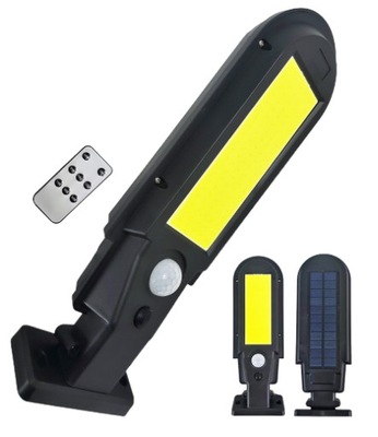 LAMPA ULICZNA SOLARNA LATARNIA 100 LED COB PILOT