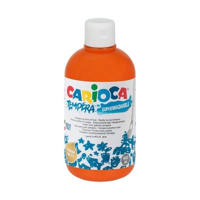 Farba tempera 500 ml, pomarańczowa CARIOCA 170-2361