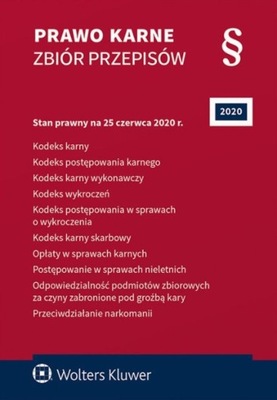 Prawo karne Zbiór przepisów