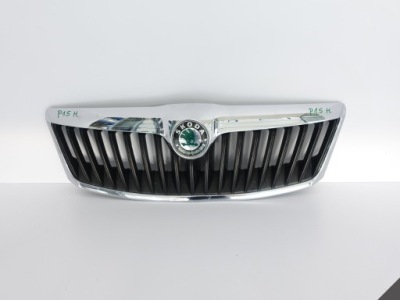 Skoda octavia 2 ii 1z lift 08-13 решітка радіатора решітка радіатора пошкоджений фото №1