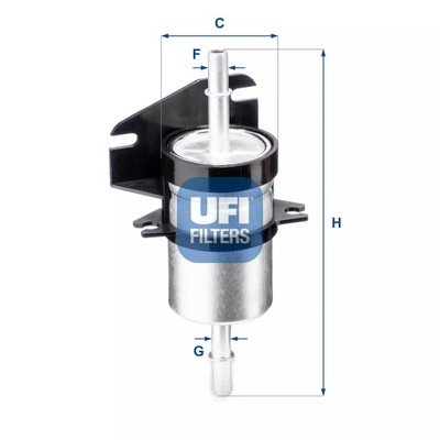 ФИЛЬТР ТОПЛИВА UFI 31.740.00