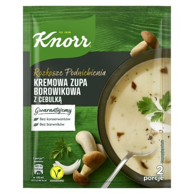 KNORR Kremowa zupa borowikowa z cebulką 50g