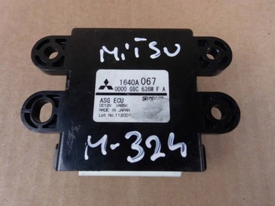 Mitsubishi asx модуль бортовий комп'ютер блок керування asg ecu 1640a067 фото №1