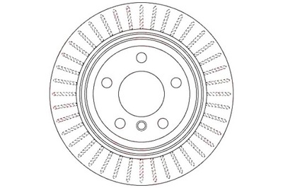 ДИСКИ ТОРМОЗНЫЕ ТОРМОЗНЫЕ 2 ШТУКИ BMW ЗАД 3 4 1,5-2,0 11- TRW