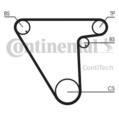 CONTITECH РЕМІНЬ BALANSU FIAT/LANCIA CT833