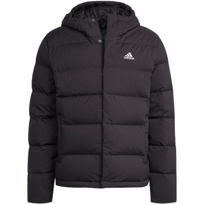 Kurtka męska adidas helionic hooded down czarna hg8751 M