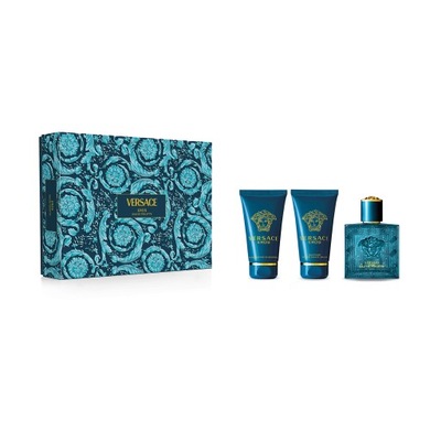 Versace Eros Woda Toaletowa 50ml + Żel 50ml + Balsam Po Goleniu 50ml