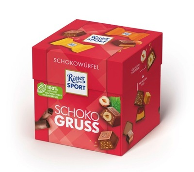 Ritter SPORT SCHOKO GRUSS z Niemiec